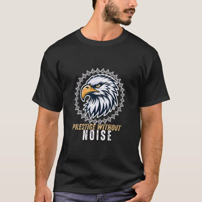 Prestige without Noise Minimal Design  T Shirt (Framsida)