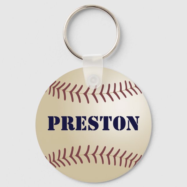 Preston Baseboll nyckelring by 369MyName (Framsida)