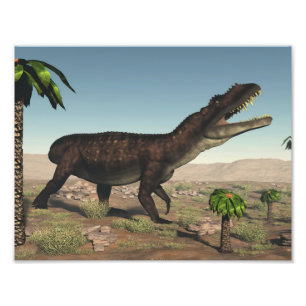 Prestosuchus dinosaur - 3D framför Fototryck