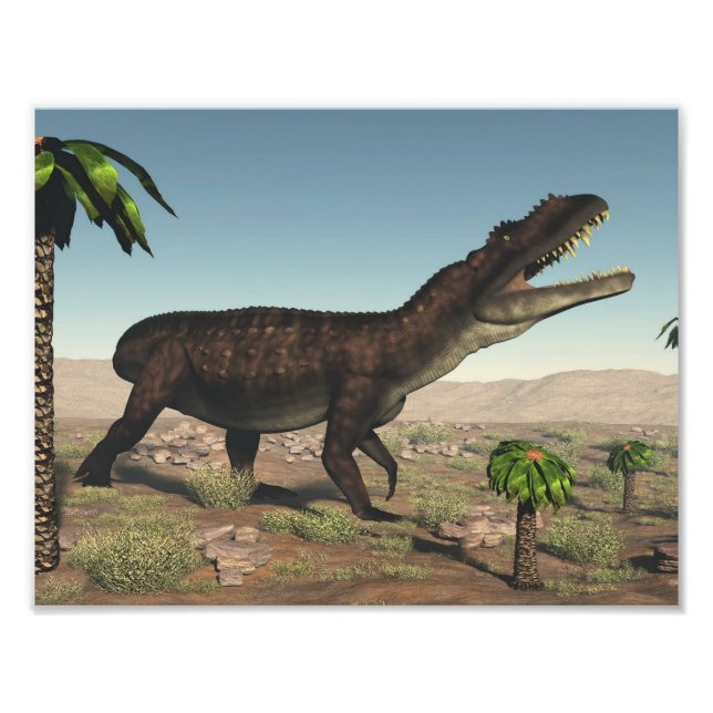 Prestosuchus dinosaur - 3D-rendering Fototryck (Framsidan)