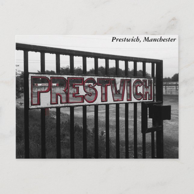 Prestwich Manchester Vykort (Framsida)