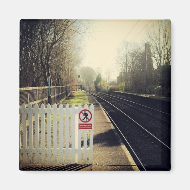 Prestwich Station Magnet (Framsidan)