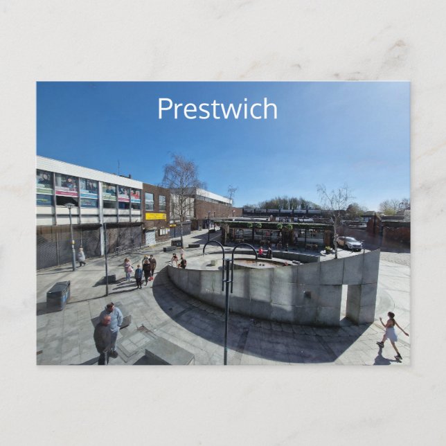Prestwich Village Vykort (Framsida)