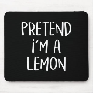 Pretend A Lemon Kostym Fest Lazy Rolig Halloween Musmatta