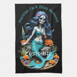 Pretend I'm A Dead Mermaid Thunder_Cove Kökshandduk