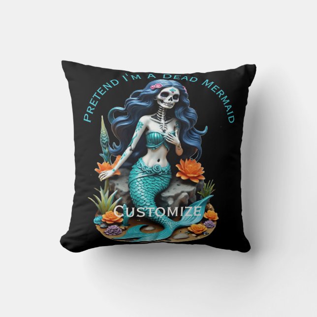Pretend I'm A Dead Mermaid Thunder_Cove Kudde (Framsida)
