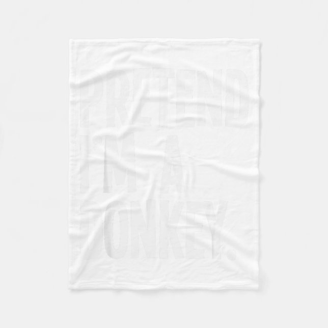 Pretend I'm A Funny Halloween Party Costume  Fleecefilt (Framsidan)