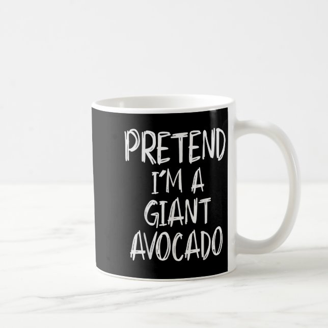 Pretend I'm A Giant Avocado Costume Halloween Part Kaffemugg (Höger)