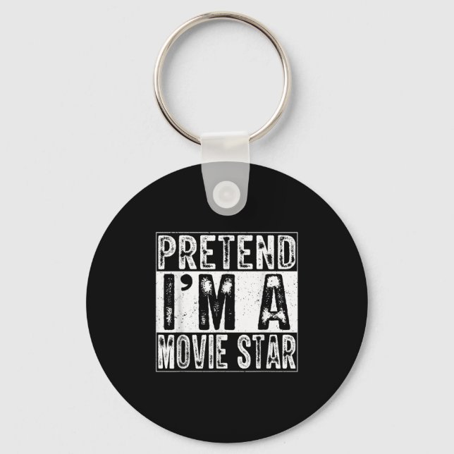 Pretend I'm A Movie Star Family Women Men Costume  Nyckelring (Framsida)