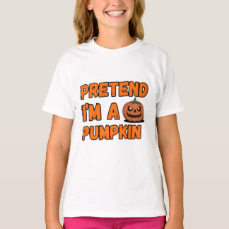 Pretend I'm a Pumpkin Funny Halloween Classic  T Shirt