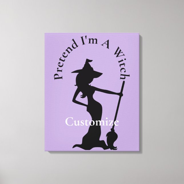 Pretend I'm A Witch Thunder_Cove Canvastryck (Framsida)