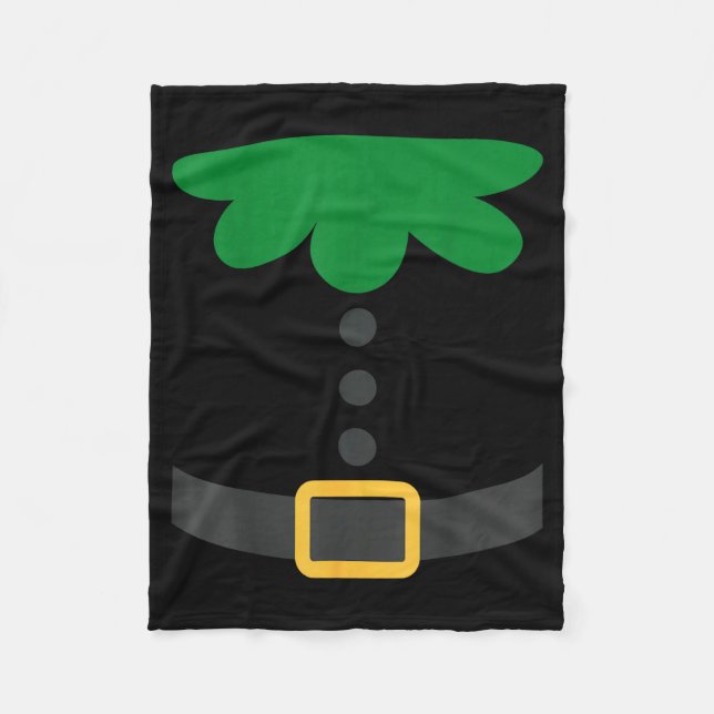 Pretend I'm An Elf Christmas Quick Costume Lazy Pa Fleecefilt (Framsidan)