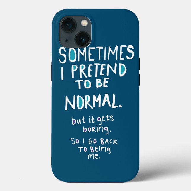 Pretend to be normal (Baksida)