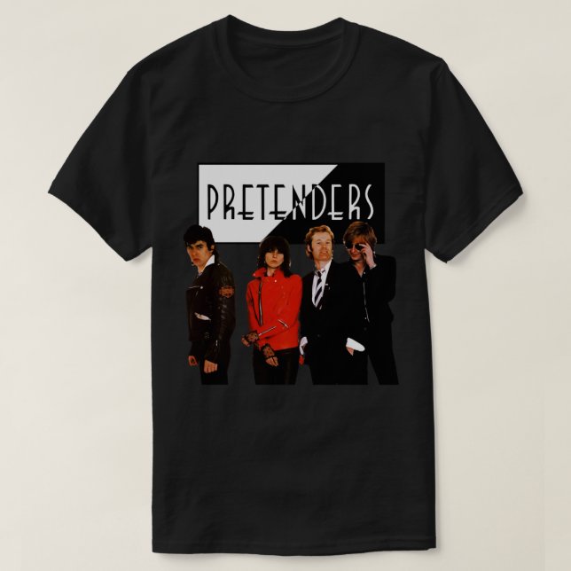 Pretender Band Sten British American FounSon T Shirt (Design framsida)