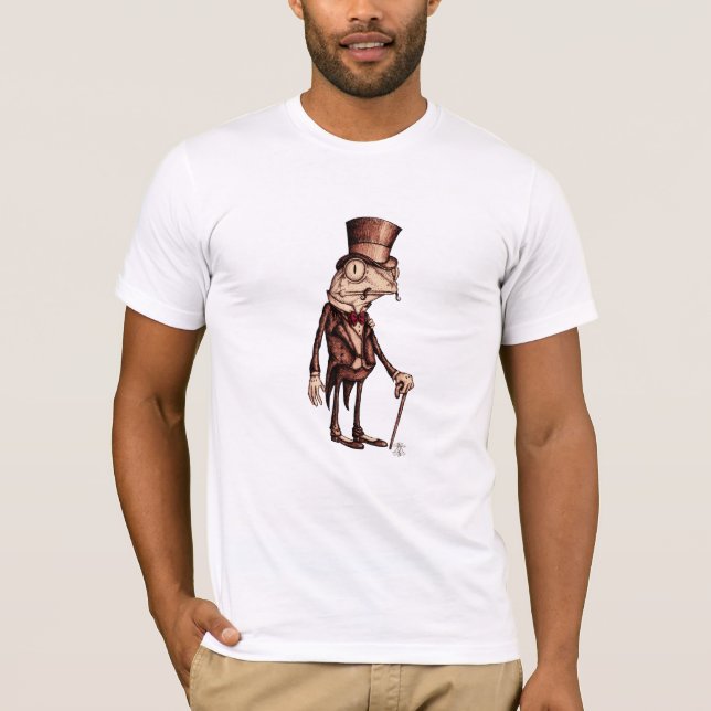 Pretentiös groda t-shirt (Framsida)