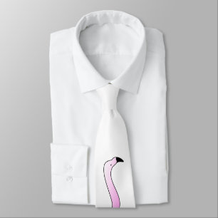 Pretentiöst Flamingohuvud Slips