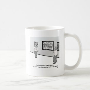 Pretentiöst och härlett kaffemugg