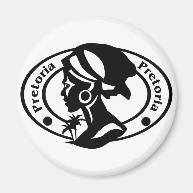 Pretoria Frimärke Magnet (Framsidan)