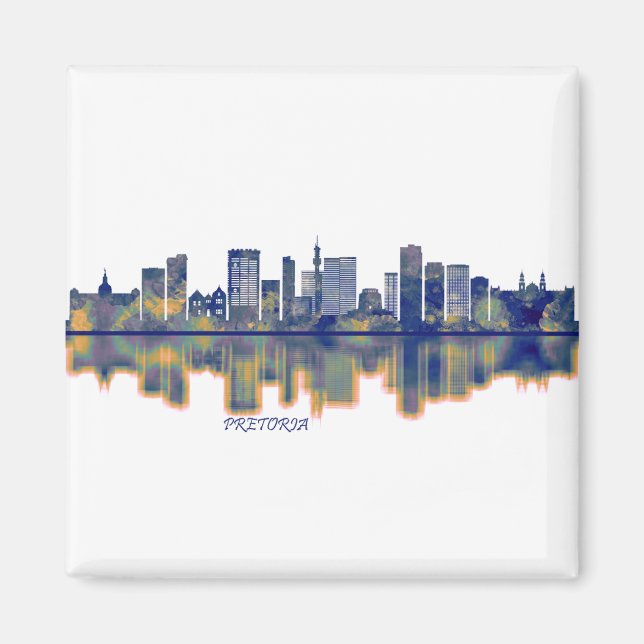 Pretoria Skyline Magnet (Framsidan)