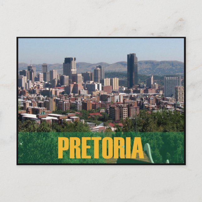 Pretoria, South Afrika Postcard. Vykort (Framsida)