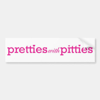 Pretties med Pitties Bildekal