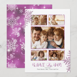 Prettiest Snöflingor Photo Template Orchid ID846 Meddelande