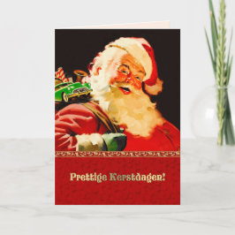 Prettige Kerstdagen. Julkort på nederländska Helgkort