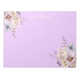 Prettty Lavender Spring Floral Bouquet  Anteckningsblock