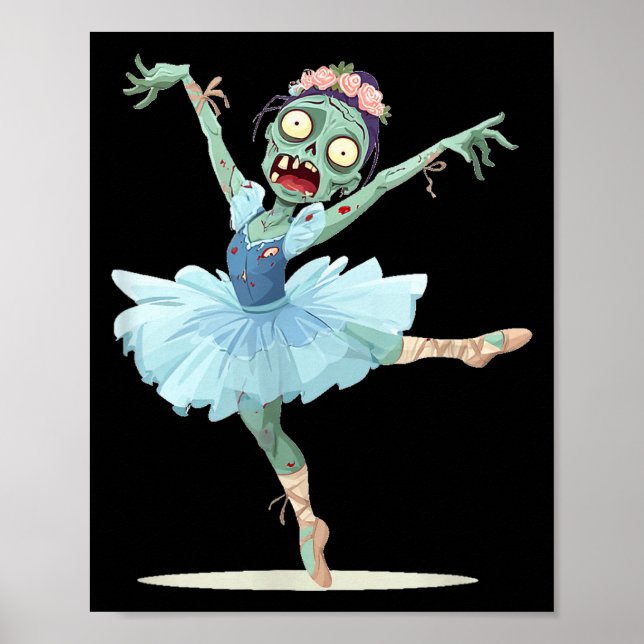 Pretty Ballerina Zombie Costume  Poster (Framsidan)