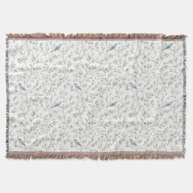 Pretty Blue Birds   Filt (Framsidan)