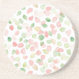 Pretty Blush Pink Mint Flower Petals   Underlägg