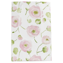 Pretty Blush Pink Mint Flowers Bridal Shower