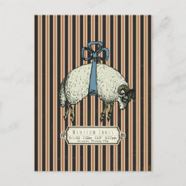 Pretty Bow Sheep™ Kollektion - Vykort