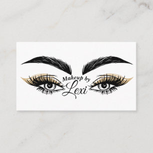 Pretty Eyes Beauty Salon Smink Ögonfransar Fransar Visitkort