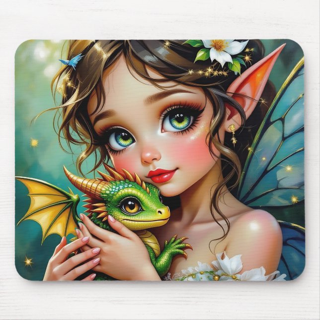 Pretty  Fairy and Dragon Themed Girl's   Musmatta (Framsidan)