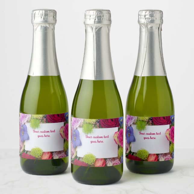 Pretty Floral Framed Roses Text Box Custom (Flaskor)