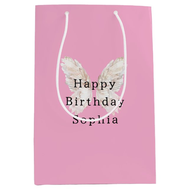 Pretty Girly Pink Butterfly Wings   (Framsidan)