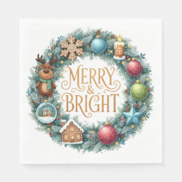 PRETTY HOLIDAY CHRISTMAS NEW YEAR WREATHS PAPPERSSERVETT