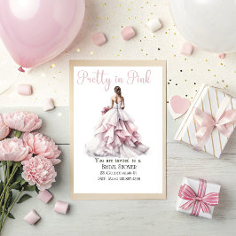 Pretty in Pink Bridal Shower Invitation  Inbjudningar