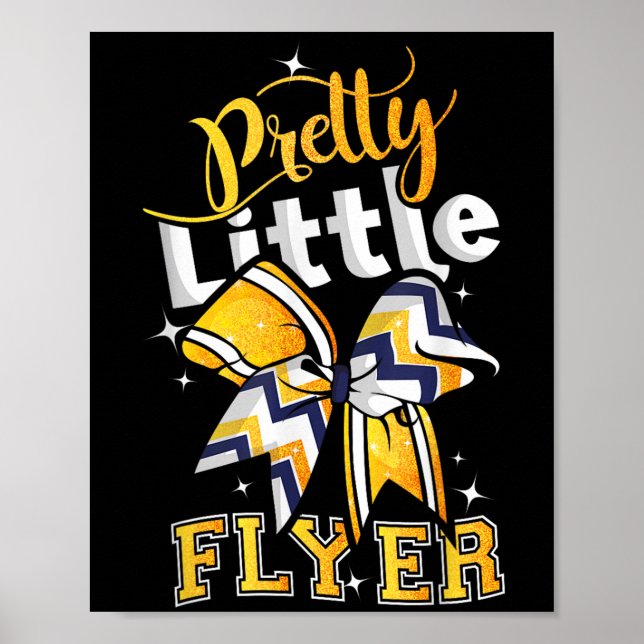 Pretty Little Flyer Cheer Cheerleading Team  Poster (Framsidan)