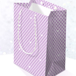 Pretty Love Heart Lattice Mesh Purple Birthday
