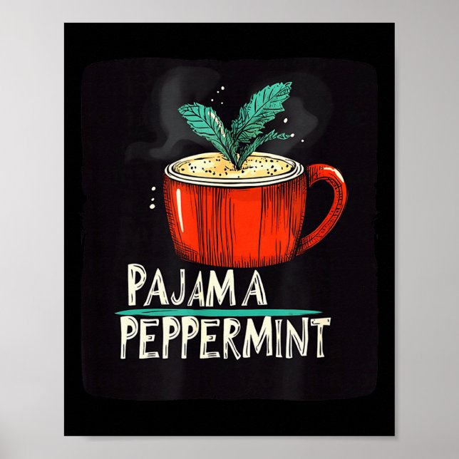 Pretty Pajamas And Peppermint Costume  Poster (Framsidan)