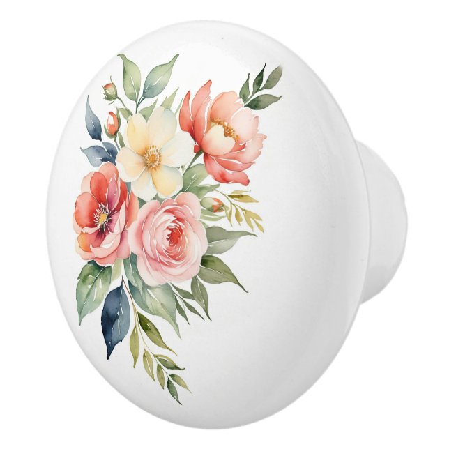 Pretty Pastel Floral Knopp (Höger)