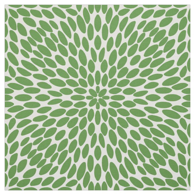 Pretty Pattern hand drawn green Tyg (Provkarta)