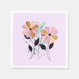 Pretty Petals Pappersservett