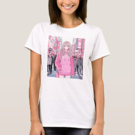 Pretty Pink|寿司娘 Tシャツ GenerativeAI T-shirt