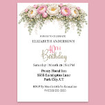 Pretty Pink and White Peony 40th Birthday Inbjudningar<br><div class="desc">Celebrate a special milestone with this elegant 40th birthday party invitation featuring a beautiful floral design inspired by soft peonies, delicate blossoms, and graceful eucalyptus greenery. The romantic botanical style creates a sophisticated and feminine look that is perfect for a stylish birthday celebration with family and friends. This chic floral...</div>