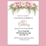 Pretty Pink and White Peony 60th Birthday Inbjudningar<br><div class="desc">Celebrate a special milestone with this elegant 60th birthday invitation featuring a beautiful floral design inspired by soft peonies and lush eucalyptus greenery. The delicate pink and ivory blooms create a romantic garden aesthetic that feels both timeless and sophisticated, making it perfect for honoring a memorable birthday celebration with style...</div>