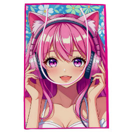 Pretty Pink Anime Girl's Birthday Party