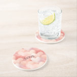 Pretty Pink Blush Hearts Love Underlägg<br><div class="desc">Pretty Pink Blush Hearts personalized love</div>